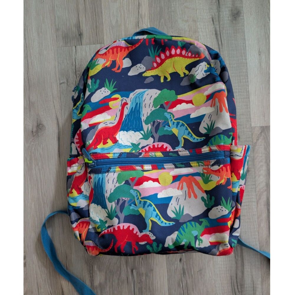 Mini Boden Multicolor Dinosaur Backpack (V8)